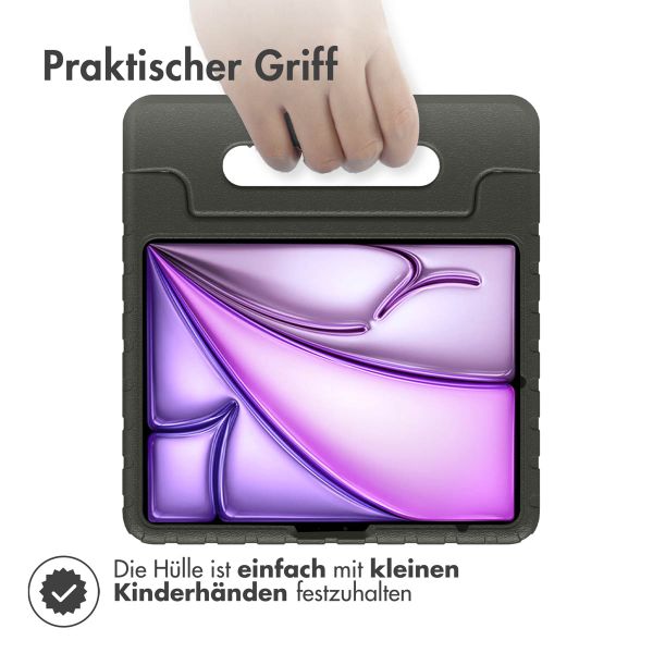 imoshion Schutzhülle mit Handgriff kindersicher für das iPad Air 13 Zoll (2024) M2 - Schwarz