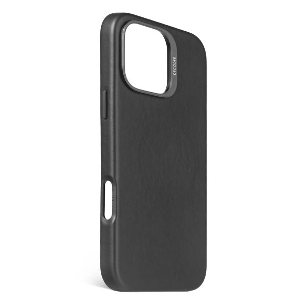 Decoded Leather Backcover MagSafe Apple iPhone 16 Pro Max - Schwarz