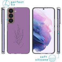 imoshion Design Hülle für das Samsung Galaxy S22 - Floral Purple