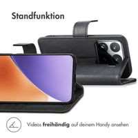 imoshion Luxuriöse Klapphülle für das Xiaomi 15 Pro - Schwarz