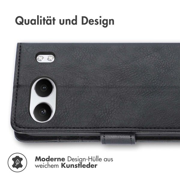 imoshion Luxuriöse Klapphülle OnePlus Nord 4 - Schwarz