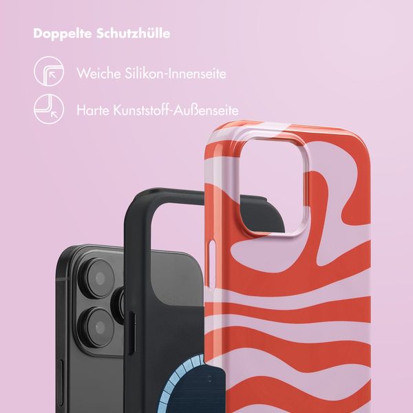 Selencia Vivid Rückabdeckung mit MagSafe Apple iPhone 16 Pro Max - Dream Swirl Pink