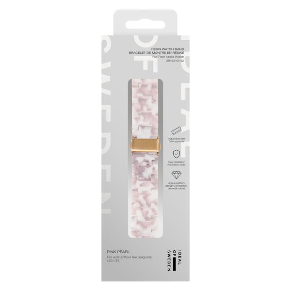 iDeal of Sweden Limitiertes Uhrenarmband für Apple Watch Series 1 - 11 / SE / Ultra (44/45/46/49 mm) - Pink Pearl