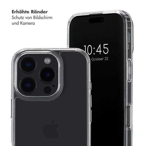 Selencia Backcover mit abnehmbaren Haken Apple iPhone 16 Pro - Transparent