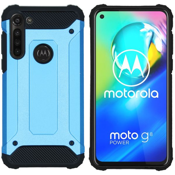 imoshion Rugged Xtreme Case Hellblau Motorola Moto G8 Power