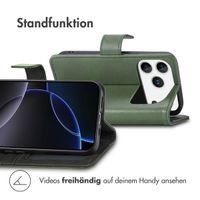 imoshion Luxuriöse Klapphülle Apple iPhone 17 Pro - Grün