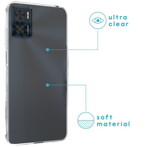 imoshion Gel Case Motorola Moto E22 - Transparent