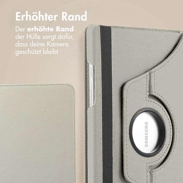 imoshion 360° drehbare Klapphülle Samsung Galaxy Tab A11 - Grau