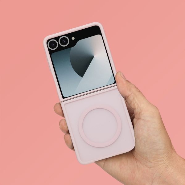 imoshion Color Guard Back Cover mit MagSafe Samsung Galaxy Z Flip 7 - Rosa