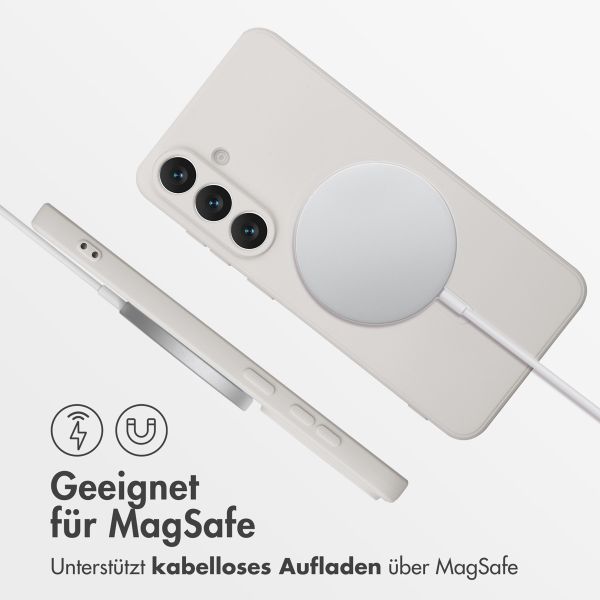 imoshion Color Back Cover mit MagSafe Samsung Galaxy S25 FE - Beige