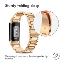 imoshion Edelstahlarmband für Fitbit Charge 5 - Rosé gold