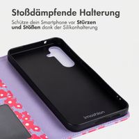 imoshion Design Klapphülle Samsung Galaxy A55 - Dusty Rose Blossoms