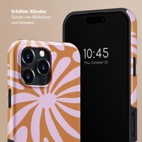 Selencia Vivid Tough Back Cover MagSafe für das Apple iPhone 16 Pro Max - Modern Bloom Pink