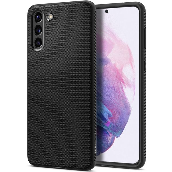 Spigen Liquid Air™ Backcover Samsung Galaxy S21 Plus - Schwarz