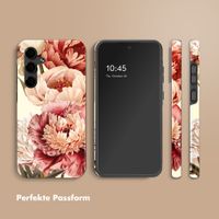 Selencia Vivid Back Cover Samsung Galaxy S24 FE - Vintage Peony