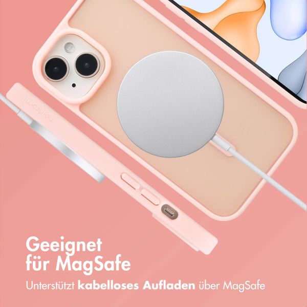 imoshion Color Guard Back Cover mit MagSafe für das iPhone 15 - Hellrosa