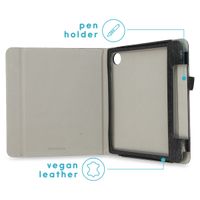 imoshion Vegan Leather Klapphülle Kobo Sage / Tolino Epos 3 - Schwarz