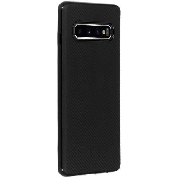 Carbon-Hülle Schwarz für das Samsung Galaxy S10