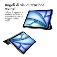 imoshion Trifold Klapphülle Apple iPad Air 13 Zoll (2026) M4 / (2025) M3 / (2024) M2 - Dunkelblau