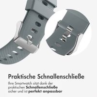 imoshion Flexibles Silikonarmband für das Samsung Galaxy Watch 8 (Classic) - 40 / 44 / 46mm - Grau