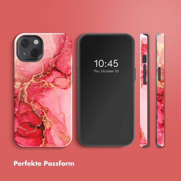 Selencia Vivid Back Cover Apple iPhone 13 - Rosy Marble