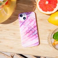 Selencia Aurora Fashion Back Case für das iPhone 12 (Pro) - ﻿Strapazierfähige Hülle - 100 % recycelt - Ocean Shell Purple