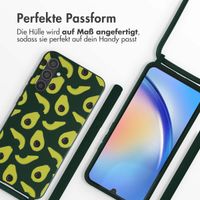 imoshion Silikonhülle design mit Band für das Samsung Galaxy A34 (5G) - Avocado Green