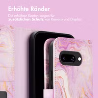 imoshion Design Klapphülle Google Pixel 9A - Purple Marble