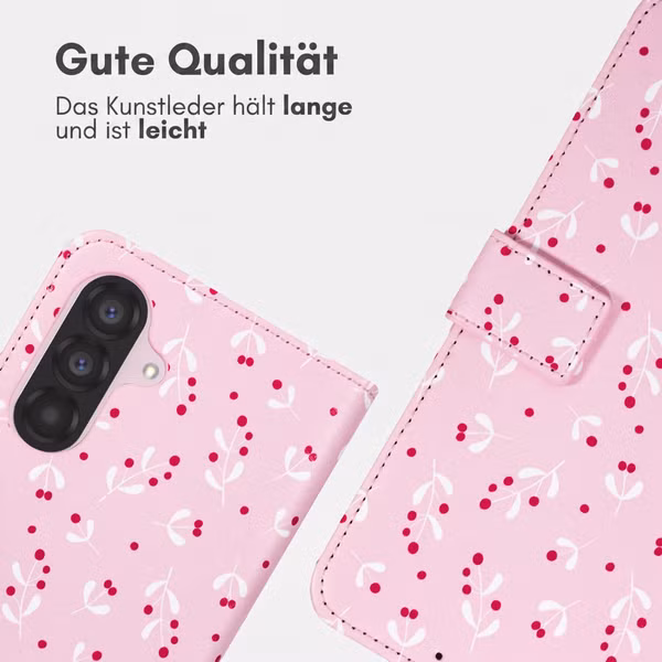 imoshion Design Klapphülle Samsung Galaxy A35 - Blush Berries