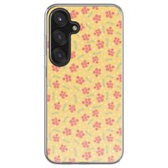 imoshion  Design Hülle für das Samsung Galaxy S25 - Sunny Yellow Petite Flowers