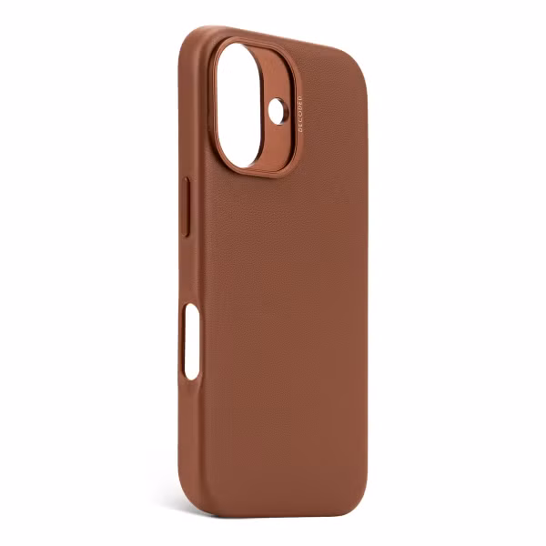 Decoded Leather Backcover MagSafe Apple iPhone 16 - Tan