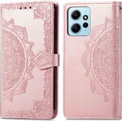 imoshion Mandala Klapphülle Xiaomi Redmi Note 12 (4G) - Rosé gold