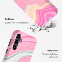 Selencia Vivid Tough Back Cover für das Samsung Galaxy S23 FE - Pastel Lipstick Marble