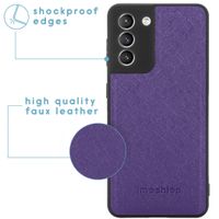 imoshion Luxuriöse Portemonnaie-Klapphülle Samsung Galaxy S21 - Violett