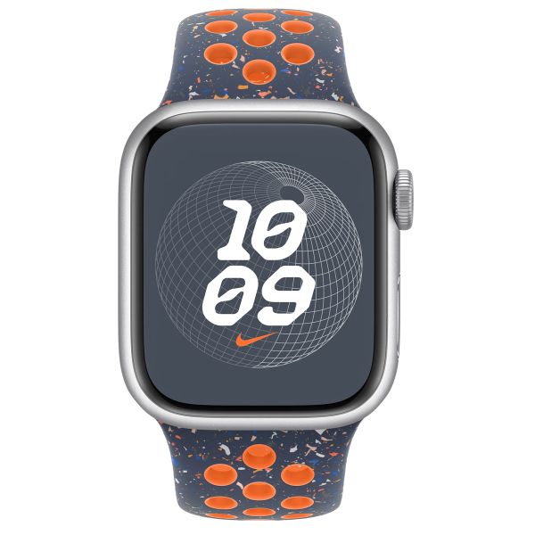 Apple Nike Sport Band für die Apple Watch Series 1 bis 9 / SE (38/40/41 mm) | Series 10 (42 mm) - Größe M/L - Blue Flame