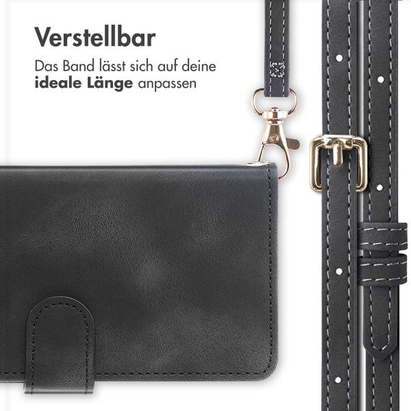 imoshion Klapphülle mit Kordel Samsung Galaxy A14 (5G/4G) - Schwarz