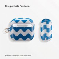 Selencia Vivid Case  Apple Airpods 4 - Wave Vibes Classic Blue