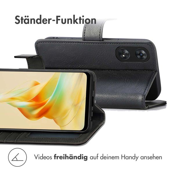 imoshion Luxuriöse Klapphülle Oppo Reno 8 T (4G) - Schwarz