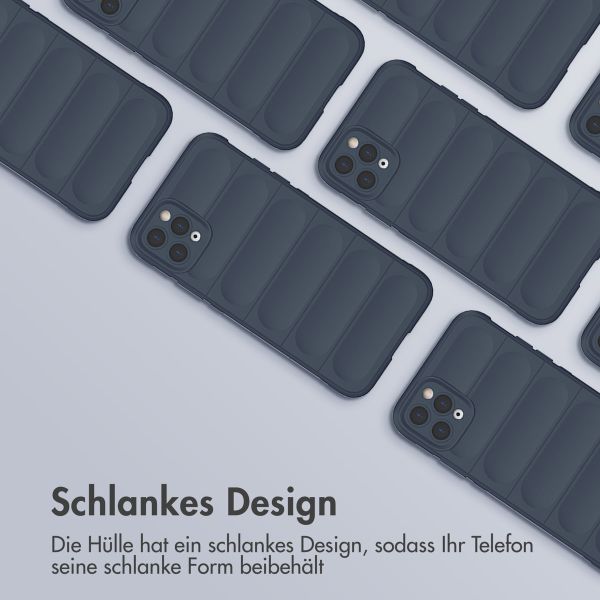 imoshion EasyGrip Back Cover für das iPhone 11 Pro Max - Dunkelblau