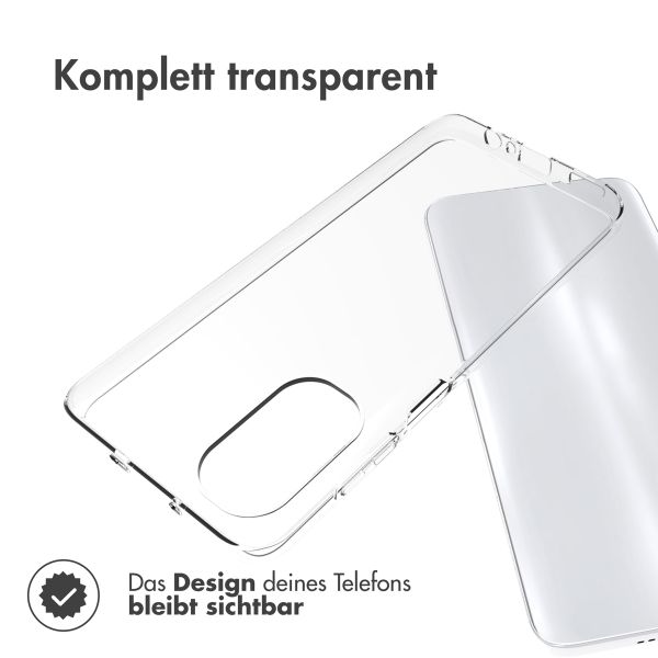 Accezz TPU Clear Cover für das Motorola Moto G52 / G82 - Transparent