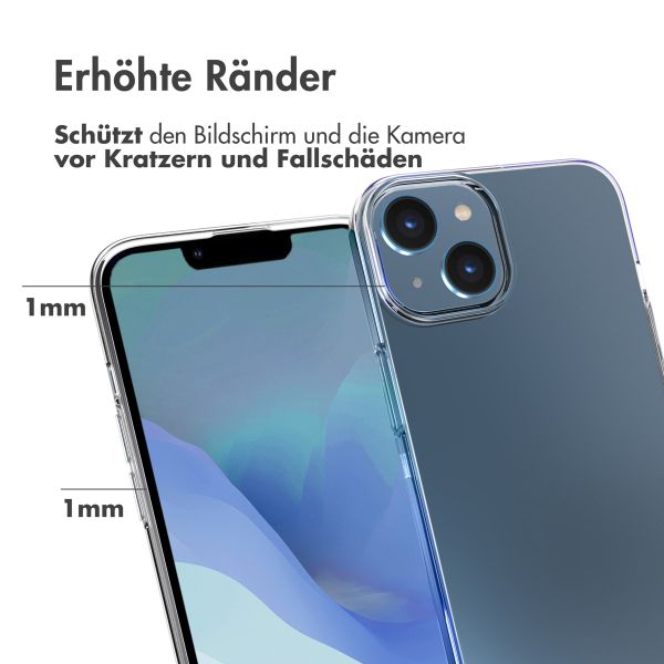 Accezz TPU Clear Cover für das Apple iPhone 14 - Transparent