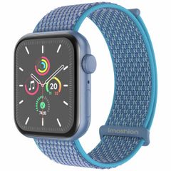 imoshion Nylonarmband für das  Apple Watch Series 1 t/m 9 / SE (38/40/41 mm) | Series 10 / 11 (42 mm) - Marine Blue