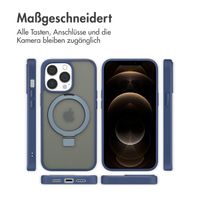 Accezz Ring Stand Backcover mit MagSafe Apple iPhone 13 Pro Max - Blau