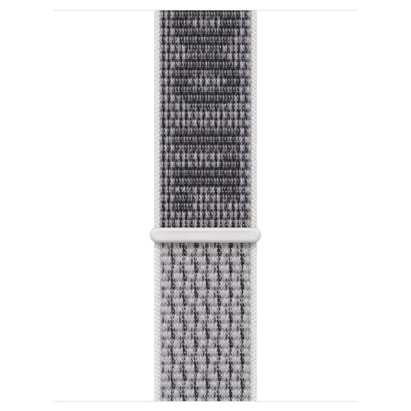 Apple Nike Sport Loop Band für das Apple Watch Series 1-9 / SE - 38/40/41 mm / Series 10 - 42 mm - Summit White / Black