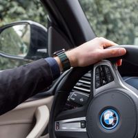 imoshion Magnetlederarmband für Apple Watch Series 1 t/m 9 / SE (38/40/41 mm) | Series 10 / 11 (42 mm) - Grün