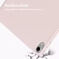 Accezz Smarte Klapphülle aus Silikon Apple iPad Air 11 Zoll (2025) M3 / (2024) M2 / Air 5 (2022) / Air 4 (2020) - Rosa