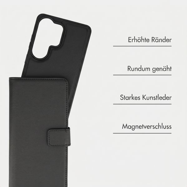imoshion Herausnehmbare 2-in-1 Luxus-Bookcase Samsung Galaxy S26 Ultra - Schwarz