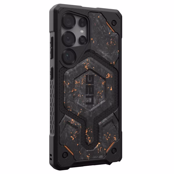 UAG Monarch Pro Backcover Samsung Galaxy S25 Ultra - Forged Carbon