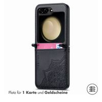 imoshion Mandala Klapphülle Samsung Galaxy Z Flip 7 FE - Schwarz