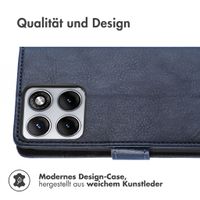imoshion Luxuriöse Klapphülle Motorola Edge 70 Fusion - Dunkelblau